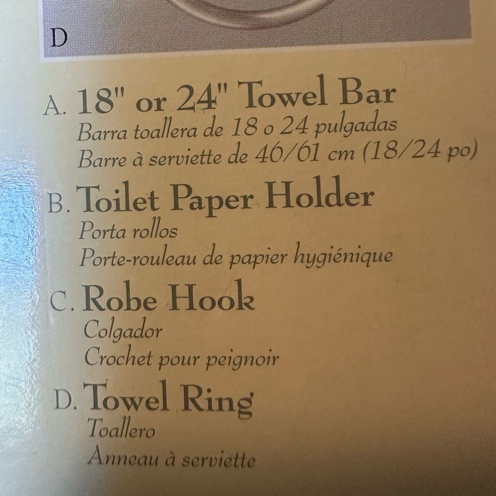 Gold Robe Hook - Picture 5 of 5